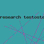 research testosterone therapy